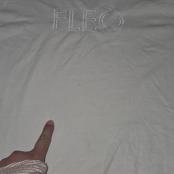 Fleo Crop Embroidered Logo Tee - Picture 4 of 4